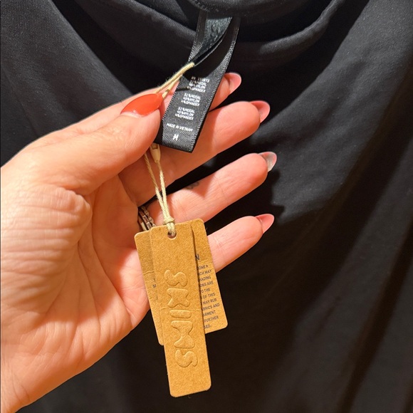 SKIMS Black Long Sleeve Dress - Picture 3 of 4